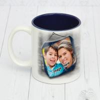 Inner Navy Blue Mom Mug
