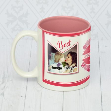Inner Pink Mom Personalized Mug