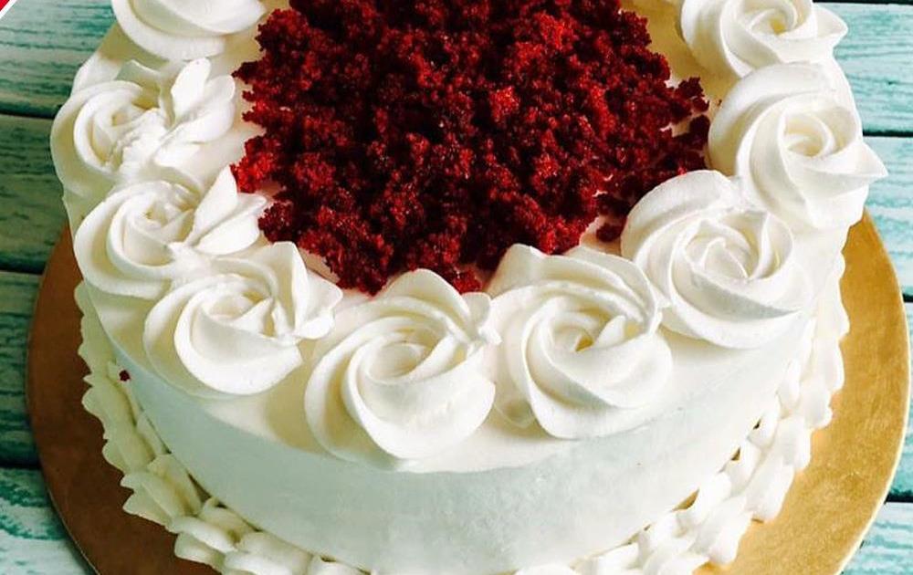 Red Velvet Cake from Bakers Den - 1 kg | Ahmedabad Bakeries