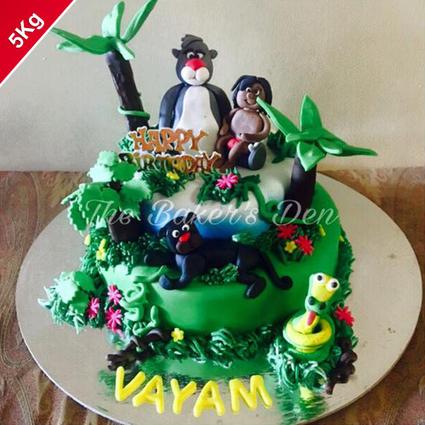 Jungle Book Cake - Bakers Den - 5 kg
