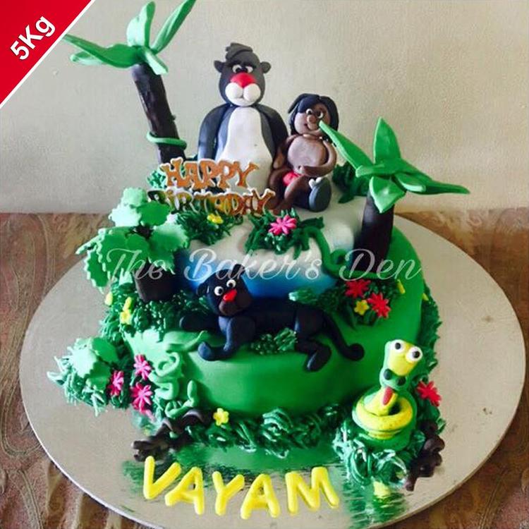 Jungle Book Cake - Bakers Den - 5 kg Jungle Book Cake - Bakers Den - 5 kg