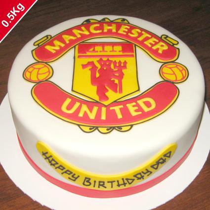 Football Fan Cake - Bakers Den - ½ kg