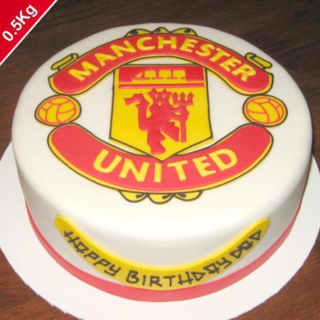 Football Fan Cake - Bakers Den - ½ kg