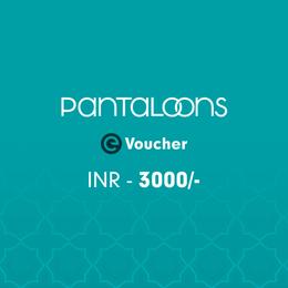 Pantaloons E-Voucher Rs.3000