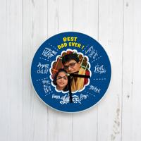 Best Dad Ever Personalized Clock