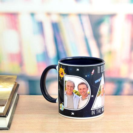 The Best Dad Inner Blue Mug