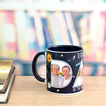 The Best Dad Inner Blue Mug