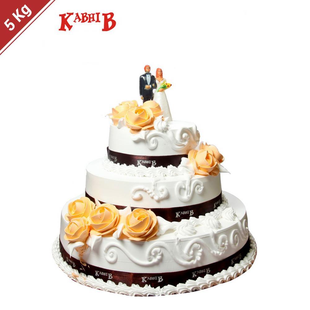 Red Velvet Wedding Cake | Premium Cakes Delivery in Kollam | CakesKart