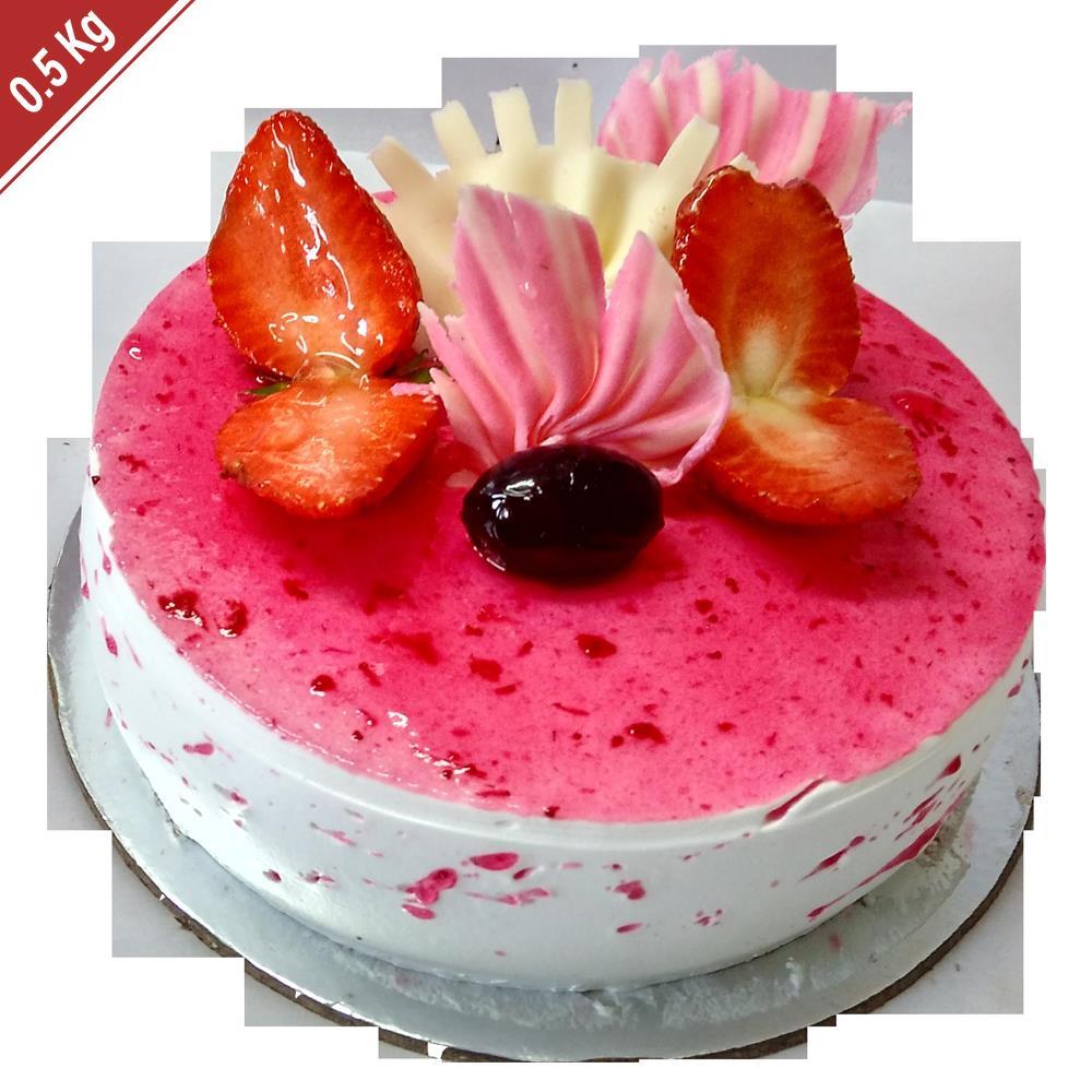 Kabhi B - Strawberry Cake 0.5 Kg | Kabhi B A'bad