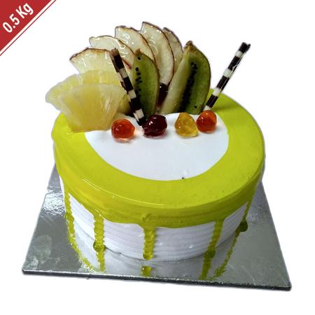 Kabhi B Round Mixed Fruits Cakes 0.5 Kg