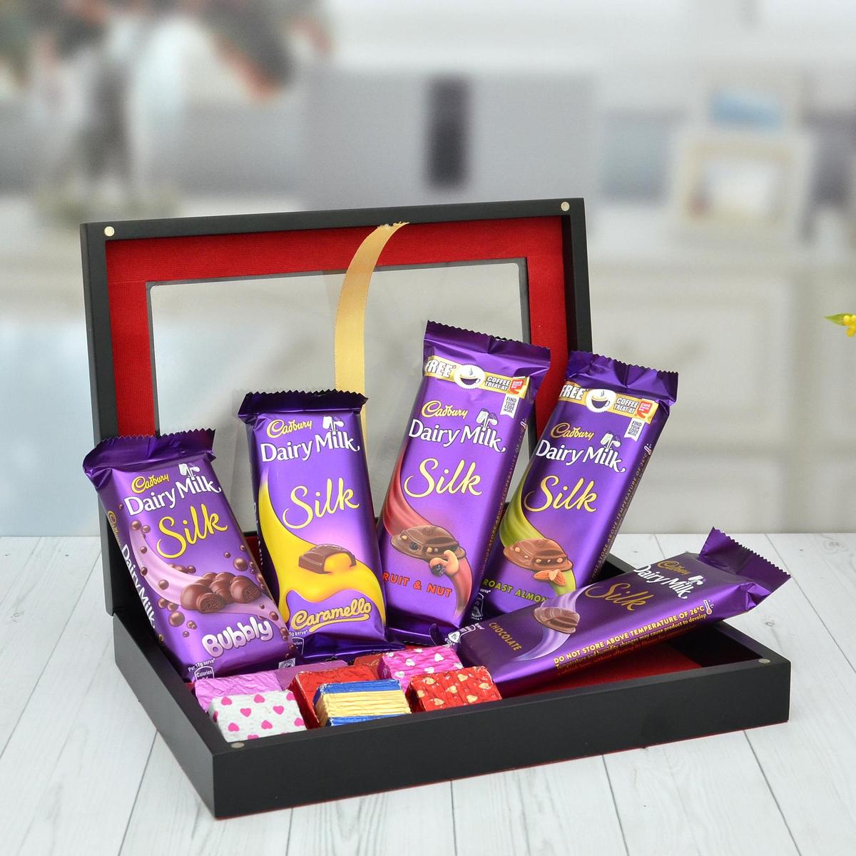 Dairy Milk Silk Flavors & Handmade Chocolate Gift Baskets