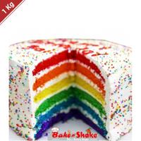 Bake n Shake Rainbow Cake