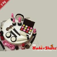 Bake n Shake Make Up Kit Cake 2 Kg