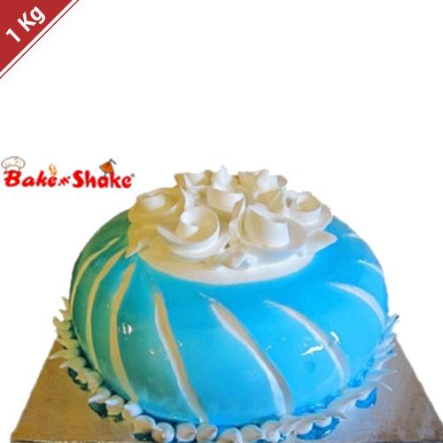 Dome with Blue Gel Cake 1 kg