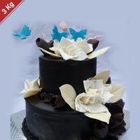 Wedding 2 Tier Cake - Just Bake - 3 Kg