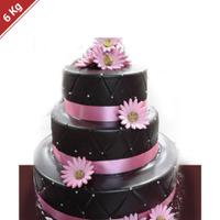 Just Bake 3 Tier Carnation Cake  - 6 Kg