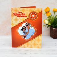 Happy Rakhi Personalized Greeting Card