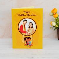 Personalized Greeting Card For Rakhi