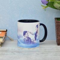 Happy Rakhi Inner Blue Personalized Mug