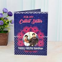 Cute Sister Personalized Greeting Card