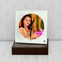 Mirror Personalized Clock for Sister