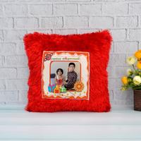 Designer Red Pillow for Brothers