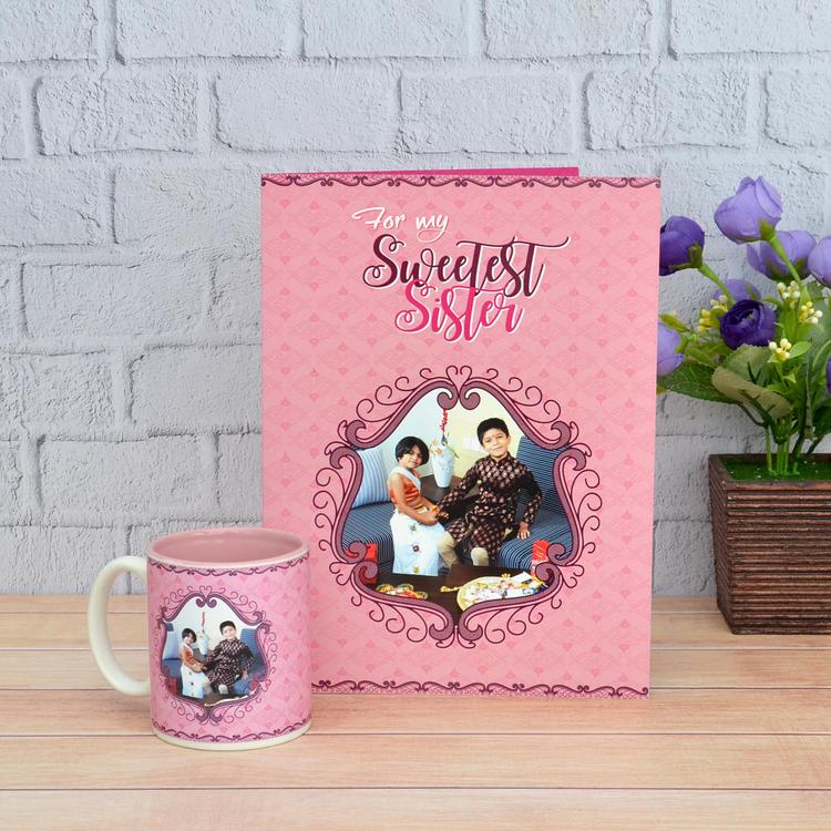 Sweetest Sister Card and Mug