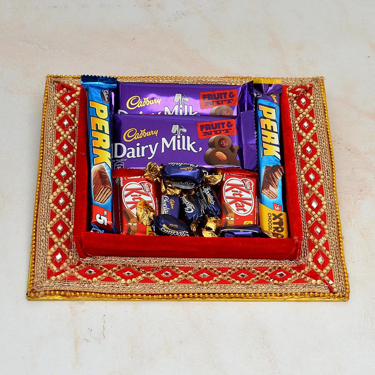 Fruit & Nut, Perk & Kit Kat Thali, Chocolate Hampers