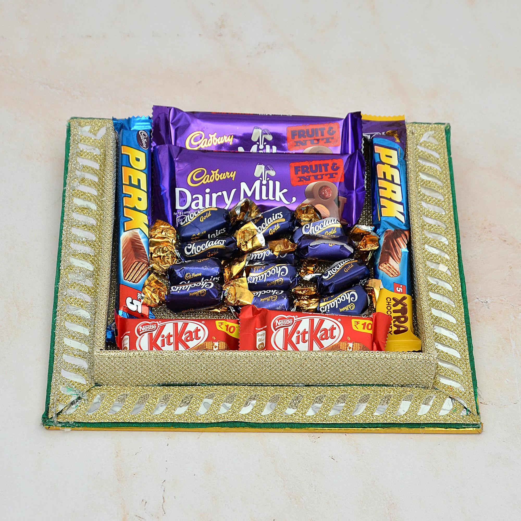 Dairy Milk, Perk, Kit Kat Thali Exclusive Thalis