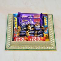 Dairy Milk, Perk, Kit Kat Thali