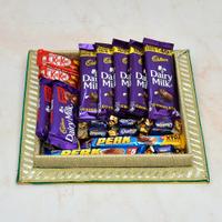 Chocolate Thali - Kit Kat & Dairy Milk in a Thali