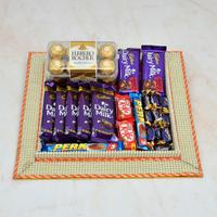 Chocolate Thali - Chocolates in a Thali