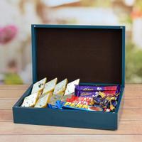 Dairy Milk, Kit Kat & Kaju Kesar Barfi in Box