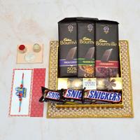 Rakhi Thali - Chocolates & Kids Rakhi