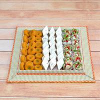 Kaju Barfi, Kaju Pista Phool & Peda & Thali