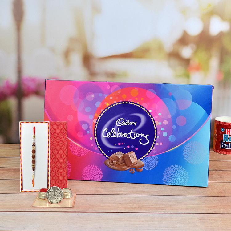 Attractive Cadbury Celebrations with Rakhi