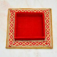 Attractive Red Thali