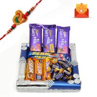 Mixed Delectables in a Square Tray, Rakhi