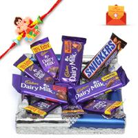 Dairy Milk & Snickers in a Tray, Rakhi