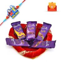 Tray of Dairy Milk Silk Combo, Rakhi