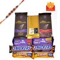 Appetizing Pack Of Chocolates, Rakhi