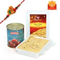 Combo Of Gulab Jamun & Sohan Papdi, Rakhi