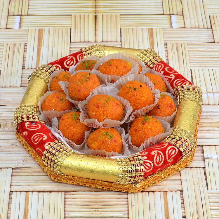 Laddoo in Thali (Same Day)