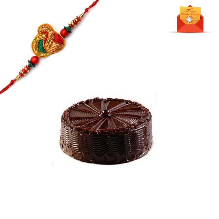 Cake and Rakhi Combo