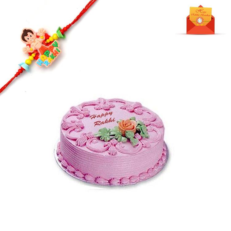 Amazing Combo Of Cake & Rakhi