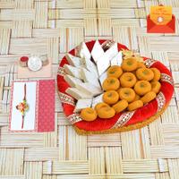 Rakhi Sweets Thali Express Delivery