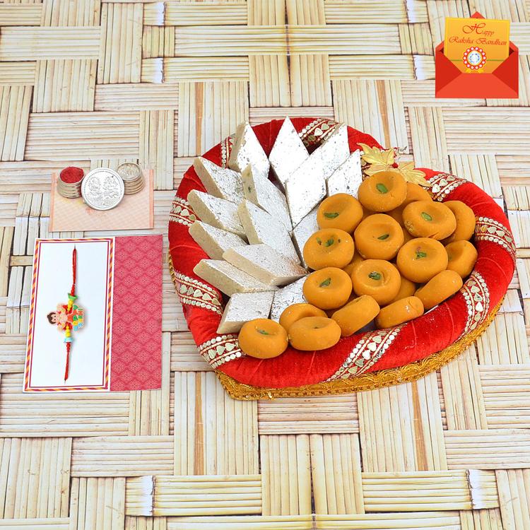 Rakhi Sweets Thali Express Delivery