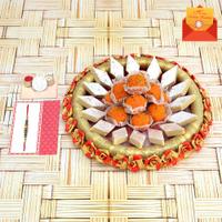 Special Rakhi Express Sweets Thali