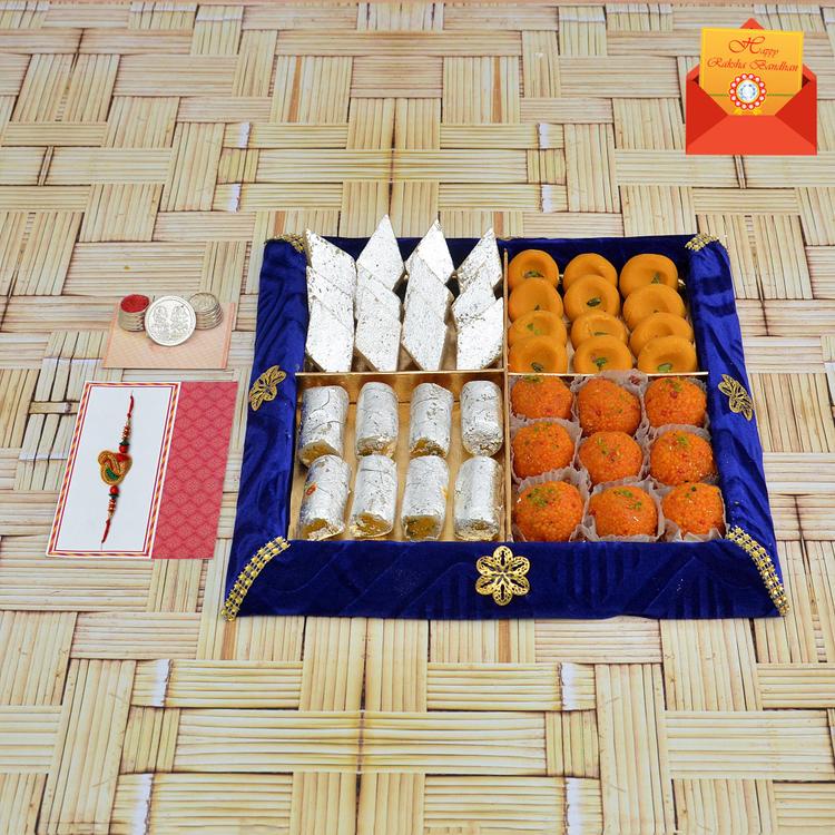 Kaju Barfi, Peda, Kaju Roll, Laddu & Rakhi