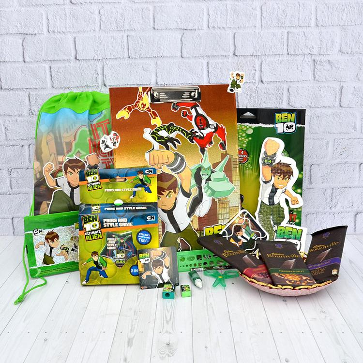 Ben 10 Stationery, Bag, Bournville & Thali